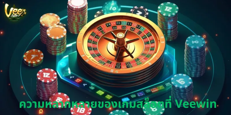 ความหลากหลายของเกมสล็อตที่ Veewin
